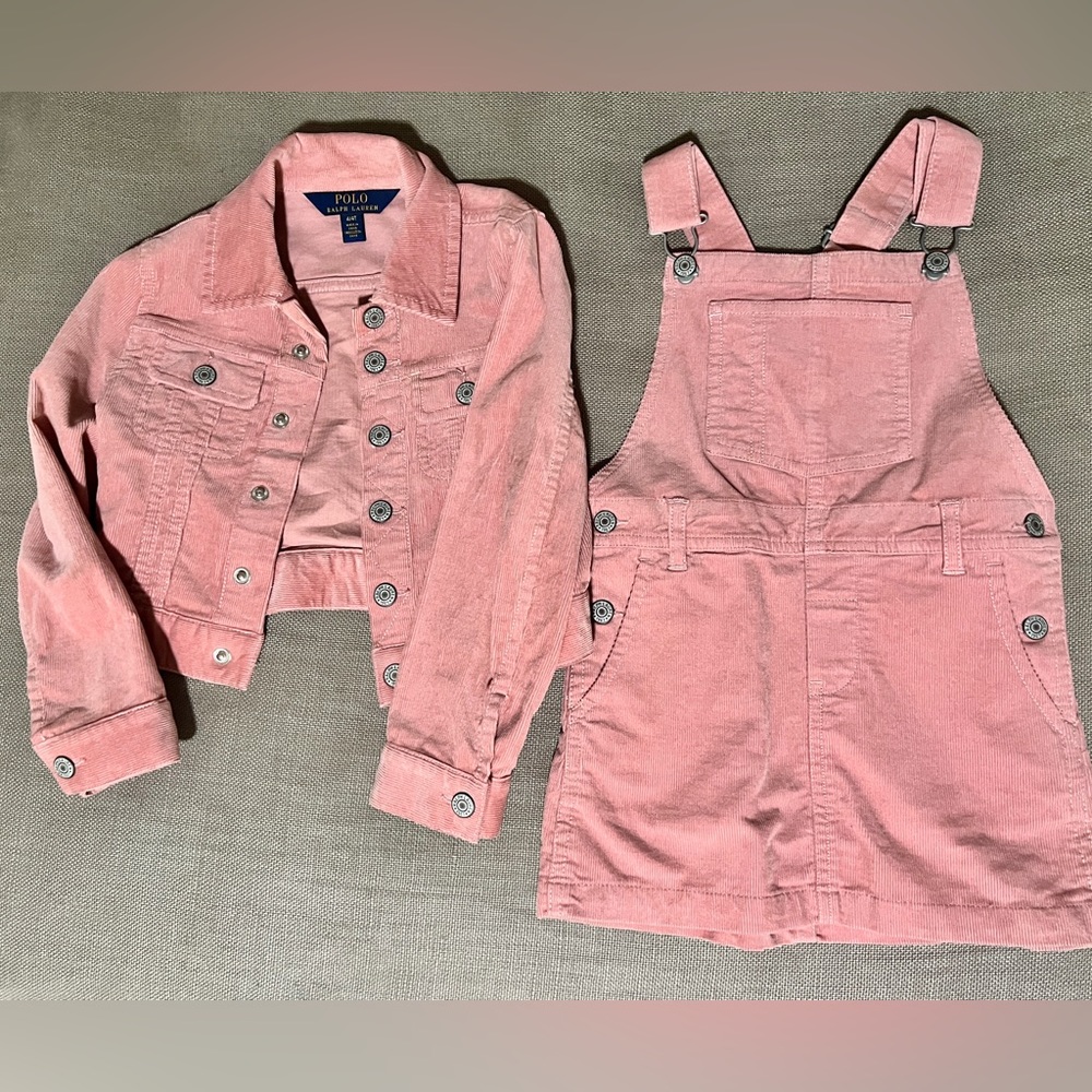 Polo Corduroy Jump w/ Matching Jacket Sz 4T